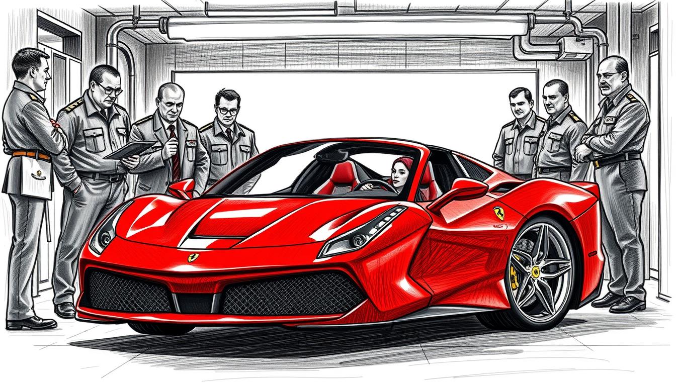 Ferrari Zollstrafe