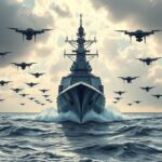 Russisches Kriegsschiff Dänemark