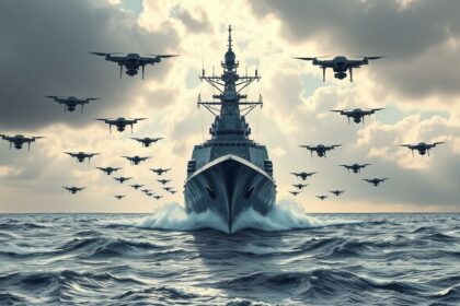 Russisches Kriegsschiff Dänemark