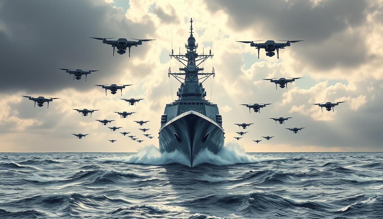 Russisches Kriegsschiff Dänemark