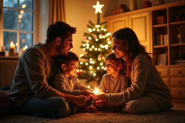 Weihnachtswünsche für die Familie-Titel