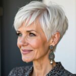 ab 60 fransig pflegeleicht kurzhaarfrisuren frauen frech-Titel