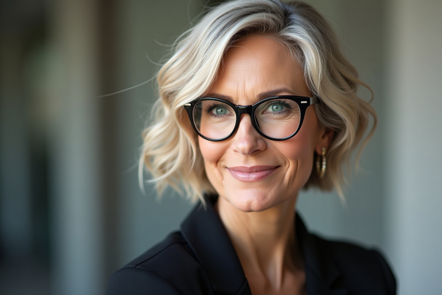 flotte frisuren ab 50 mit brille-Titel