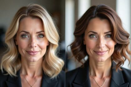 frisuren die jünger machen ab 50 vorher-nachher-Titel