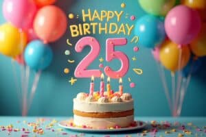 8 witzige Sprüche zum 25. Geburtstag, die begeistern