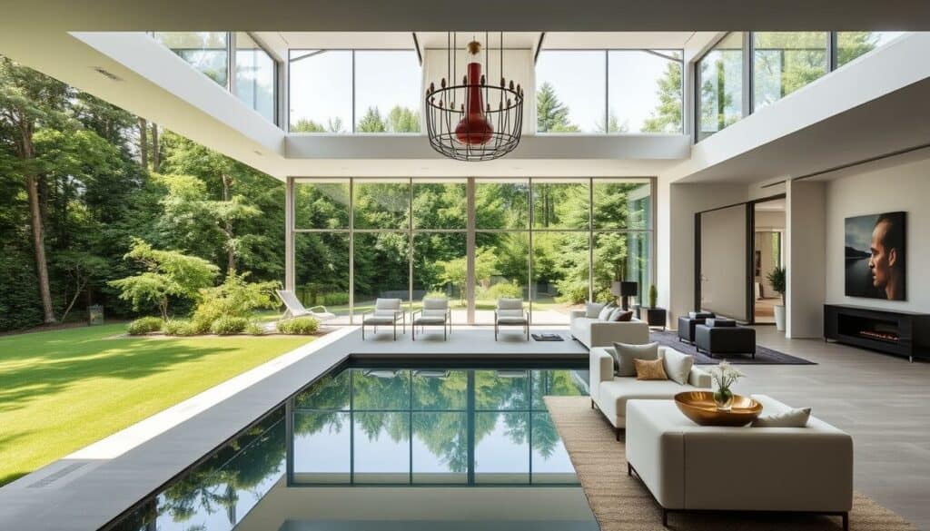 A luxurious villa nestled in lush greenery, the Helene Fischer Traumhaus stands as a testament to her success. Meticulously designed with clean, modern lines, the residence features large windows that allow natural light to flood the interior. The expansive property boasts a well-manicured garden, complete with a sleek, contemporary pool. Stepping inside, the space is adorned with a mix of high-end furnishings and personal touches, creating a warm, inviting atmosphere. Helene's sophisticated taste is evident in the carefully curated artwork and decor, each element complementing the overall aesthetic. The result is a harmonious blend of luxury and comfort, a true reflection of the Queen of Schlager's affluent and enviable lifestyle.