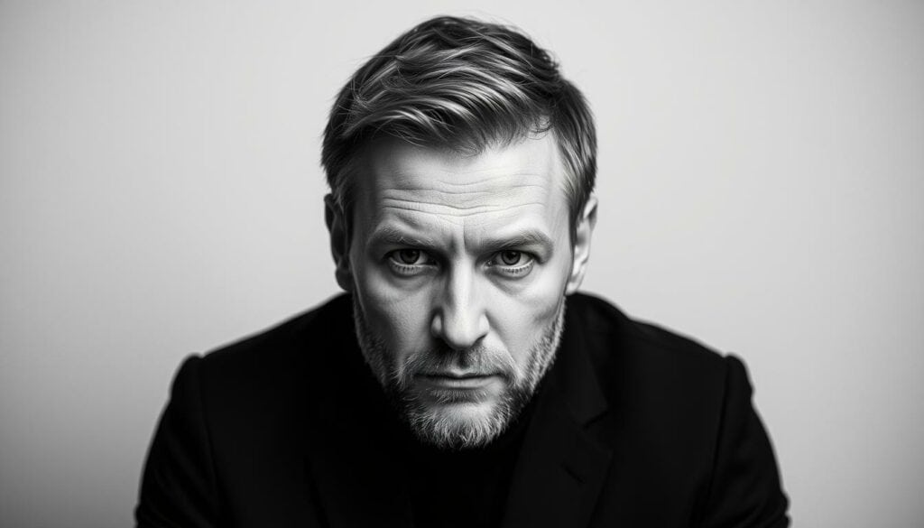 A professional headshot of Klaas Heufer-Umlauf, a German television presenter, actor, and musician, set against a simple black and white background with selective color accents. The portrait focuses on Klaas's thoughtful expression, capturing his distinct features and piercing gaze. The lighting is soft and directional, emphasizing the contours of his face and creating a sense of depth and dimensionality. The overall aesthetic is minimalist and refined, drawing attention to Klaas's charismatic presence and the diverse income streams that have contributed to his successful career. A professional headshot of Klaas Heufer-Umlauf, a German television presenter, actor, and musician, set against a simple black and white background with selective color accents. The portrait focuses on Klaas's thoughtful expression, capturing his distinct features and piercing gaze. The lighting is soft and directional, emphasizing the contours of his face and creating a sense of depth and dimensionality. The overall aesthetic is minimalist and refined, drawing attention to Klaas's charismatic presence and the diverse income streams that have contributed to his successful career.