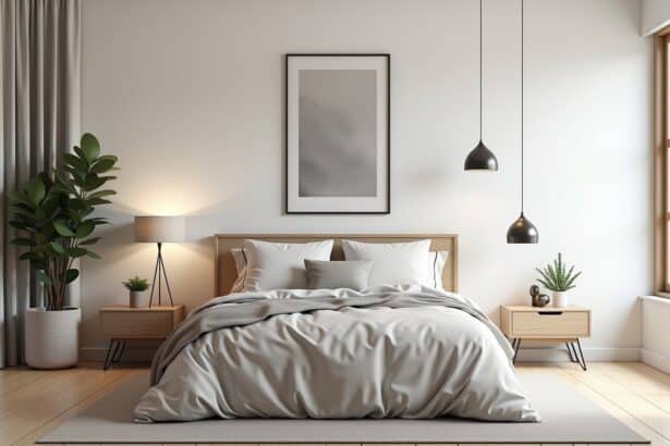 Minimalistische Dekoideen für das Schlafzimmer-Titel