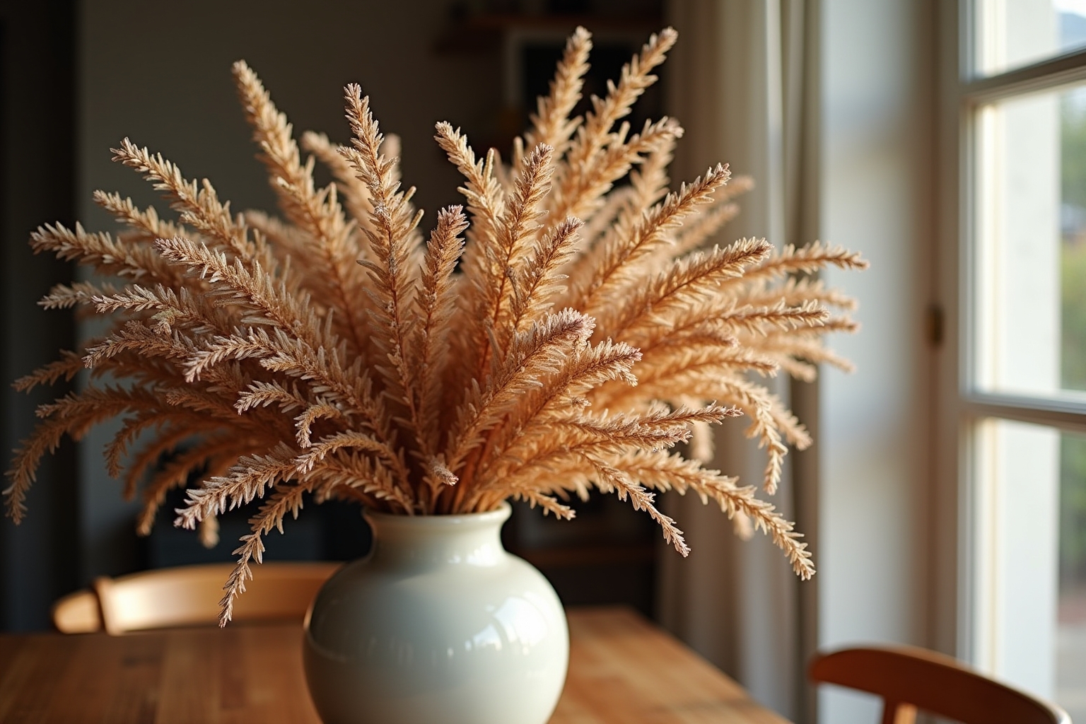 Wohnung dekorieren mit Trockenblumen-Titel