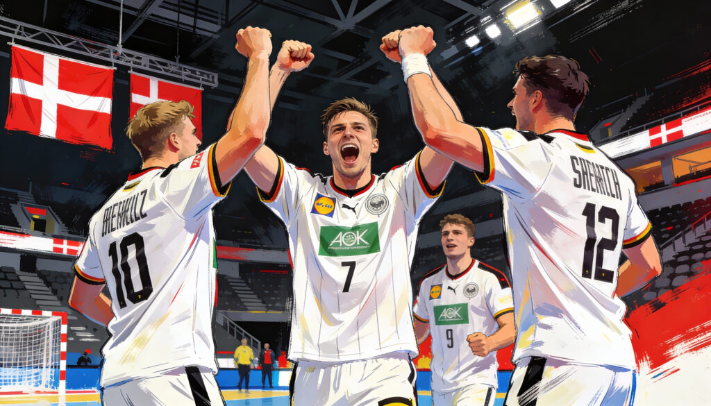 Der Spielplan für Deutschland bei der Handball EM 2026