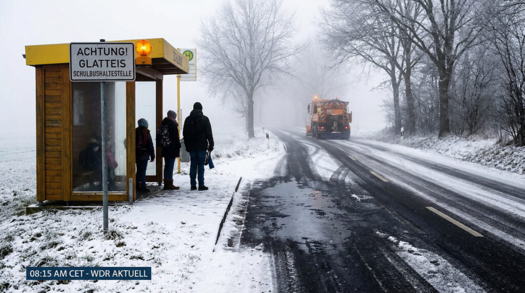 Schulausfall Montag 12. Januar 2026: Glatteis-Unwetter droht