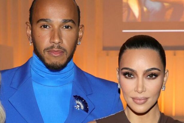 Kim Kardashian Lewis Hamilton
