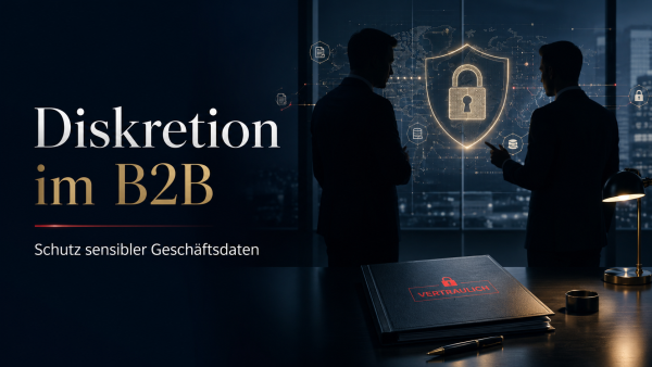 Diskretion im B2B mit Schutz sensibler Geschäftsdaten und vertraulicher Unternehmenskommunikation