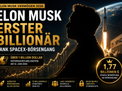 Elon Musk Vermögen 2026 – erster Billionär dank SpaceX-Börsengang