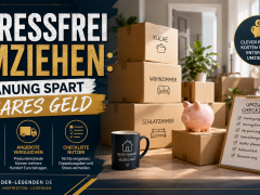 Stressfrei umziehen mit Checkliste, Umzugskartons und cleverer Kostenplanung
