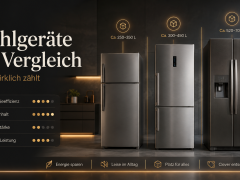 Moderne Kühlgeräte im Vergleich mit Fokus auf Energieeffizienz, Nutzinhalt, Lautstärke und Preis-Leistung